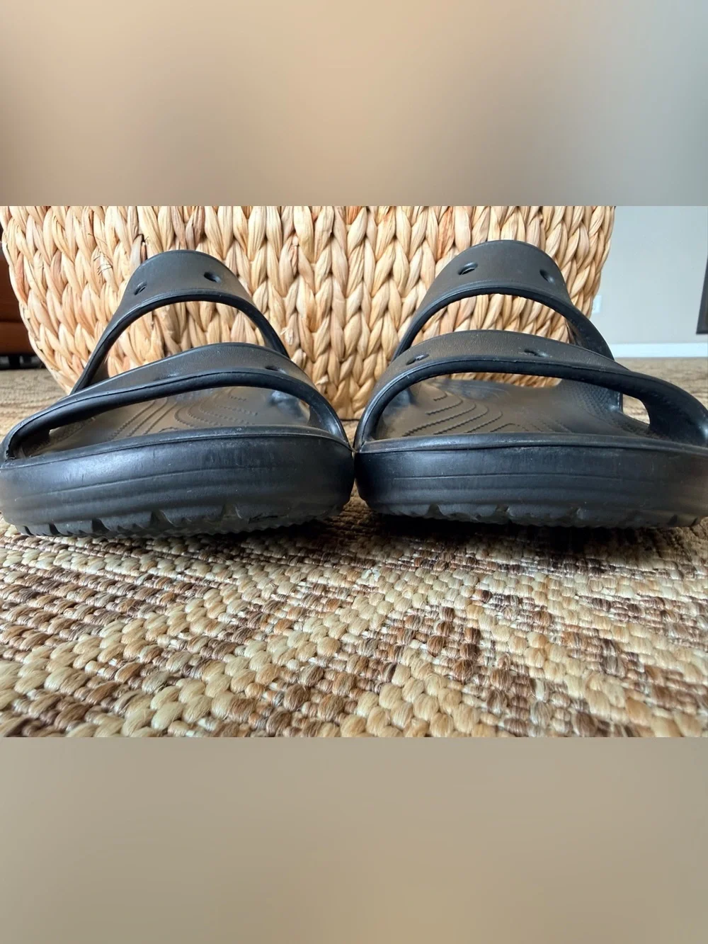 CROCS Classic Black Slide Sandals Unisex Size Mens 10 Womens 12